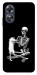 Чехол Skeleton with cat для Oppo A17