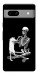 Чохол Skeleton with cat для Google Pixel 7A