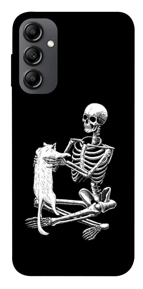 Чехол Skeleton with cat для Galaxy A14