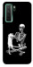 Чехол Skeleton with cat для Huawei nova 7 SE