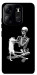 Чехол Skeleton with cat для Tecno Spark Go 2023