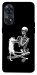 Чохол Skeleton with cat для Oppo Reno 8 T 4G
