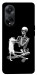Чехол Skeleton with cat для Oppo A58 4G