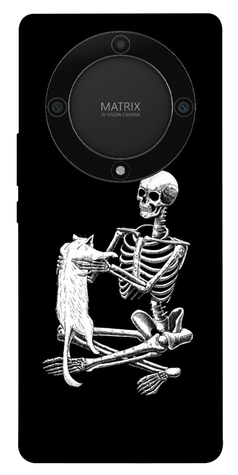 Чохол Skeleton with cat для Huawei Magic5 Lite