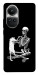 Чехол Skeleton with cat для Oppo Reno 10
