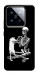 Чехол Skeleton with cat для Xiaomi 14 Pro