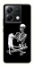 Чохол Skeleton with cat для Xiaomi Poco X6