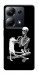 Чехол Skeleton with cat для Xiaomi Poco M6