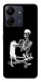 Чохол Skeleton with cat для Xiaomi Poco C65