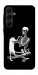 Чохол Skeleton with cat для Galaxy A55