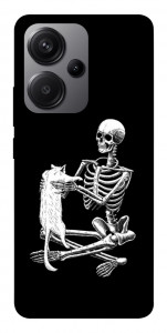 Чохол Skeleton with cat для Xiaomi Redmi Note 13 Pro+