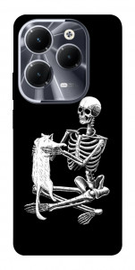 Чохол Skeleton with cat для Infinix Hot 40 Pro