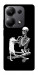 Чехол Skeleton with cat для Xiaomi Redmi Note 13 Pro 5G