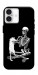 Чехол Skeleton with cat для iPhone 16