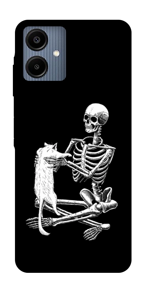 Чехол Skeleton with cat для Galaxy A06