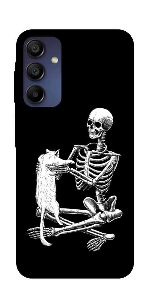 Чехол Skeleton with cat для Galaxy A16 5G