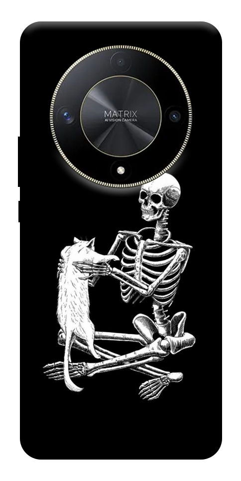 Чехол Skeleton with cat для Huawei Magic6 Lite