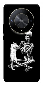 Чехол Skeleton with cat для Huawei Magic6 Lite