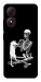 Чохол Skeleton with cat для ZTE Blade A34 4G
