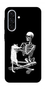 Чехол Skeleton with cat для Galaxy A36 5G