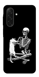 Чехол Skeleton with cat для Galaxy A26 5G