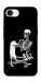 Чехол Skeleton with cat для iPhone 16e