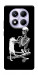 Чехол Skeleton with cat для Xiaomi Redmi Note 14 Pro 4G
