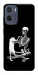 Чехол Skeleton with cat для Motorola Moto E15