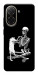 Чехол Skeleton with cat для Xiaomi Poco C71