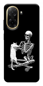 Чехол Skeleton with cat для Xiaomi Redmi A5