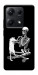 Чехол Skeleton with cat для Xiaomi Redmi Note 14S