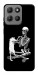 Чехол Skeleton with cat для Motorola Moto G15 4G