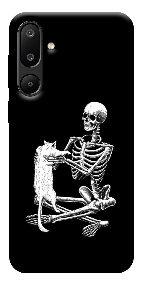 Чехол Skeleton with cat для Galaxy M16 5G