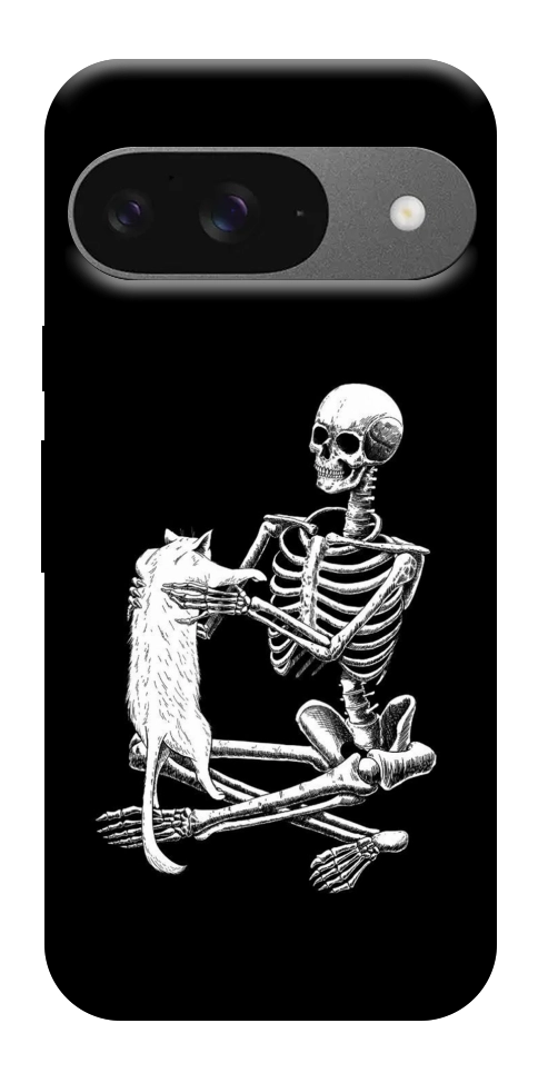 Чехол Skeleton with cat для Google Pixel 10