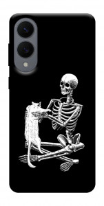 Чехол Skeleton with cat для Galaxy S25 Edge