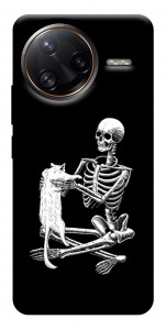 Чехол Skeleton with cat для Xiaomi Poco F7 Ultra
