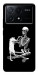 Чехол Skeleton with cat для Xiaomi Poco X6 Pro