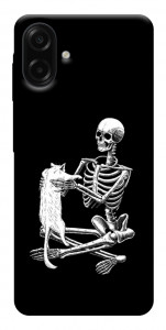 Чехол Skeleton with cat для Galaxy A07