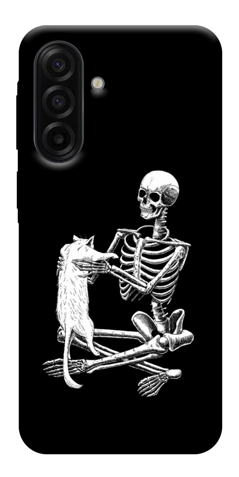 Чехол Skeleton with cat для Galaxy A17 5G