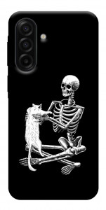Чехол Skeleton with cat для Samsung Galaxy A17 4G