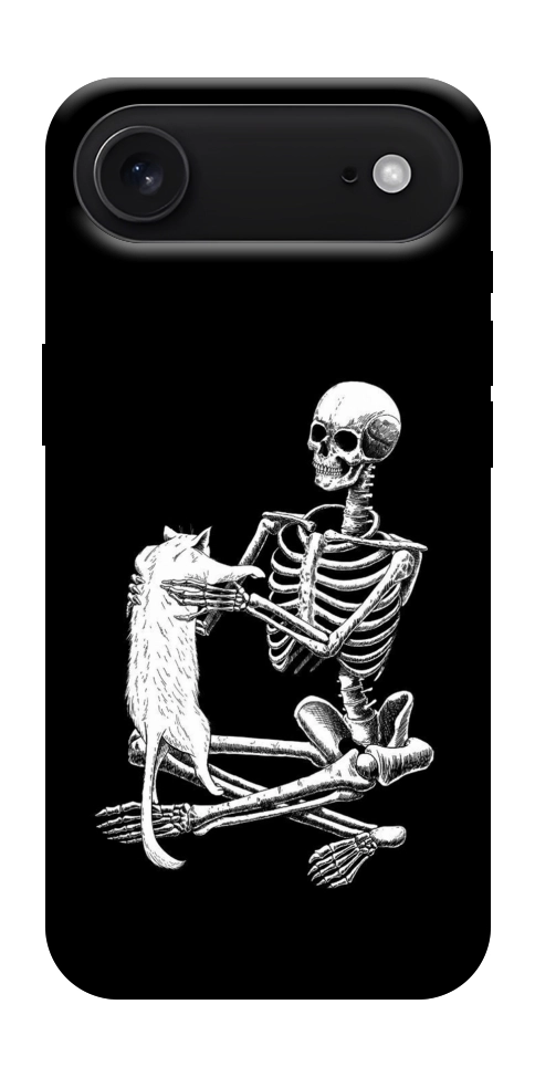Чехол Skeleton with cat для iPhone 17 Air