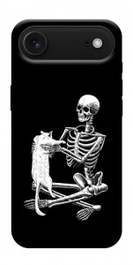 Чехол Skeleton with cat для iPhone 17 Air