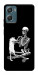 Чохол Skeleton with cat для Motorola Moto G06