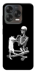 Чехол Skeleton with cat для ZTE Nubia V70 Design