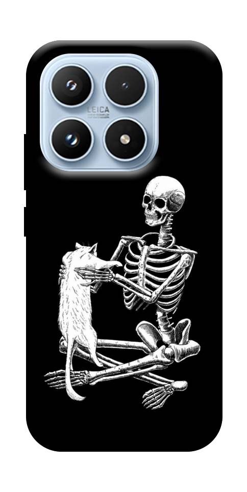 Чохол Skeleton with cat для Xiaomi 17