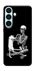 Чехол Skeleton with cat для Galaxy S26