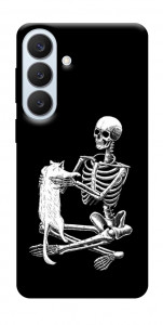 Чехол Skeleton with cat для Galaxy S26+
