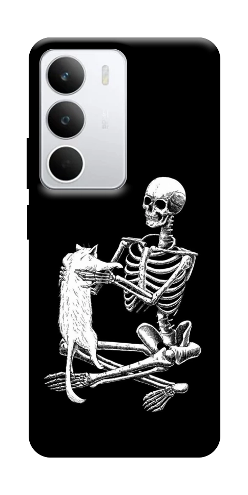 Чехол Skeleton with cat для Realme C71