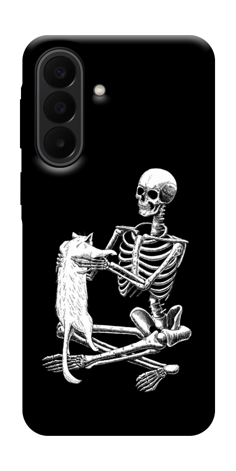 Чехол Skeleton with cat для Galaxy A27