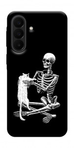 Чехол Skeleton with cat для Galaxy A27